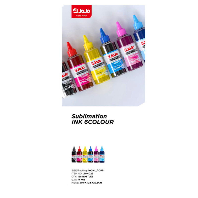 JM-4002 Tinta para Impressora de Refil Conveniente para Sublimação de 6 Cores