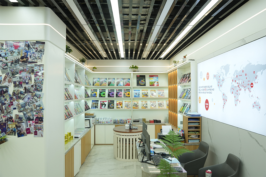 Área de exposições de commodities